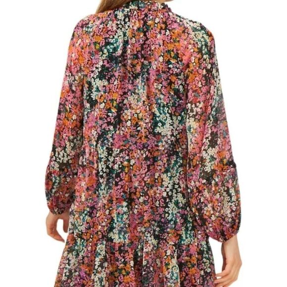 VINCE CAMUTO Ladies Three Tier Mini Dress multicolor size medium - Picture 6 of 6